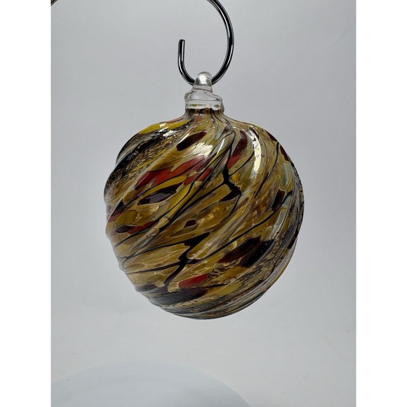 The Unbranded Brand Other - Hand-Blown Art Glass Hanging Witch Ball / Witching Orb 3-1/2"